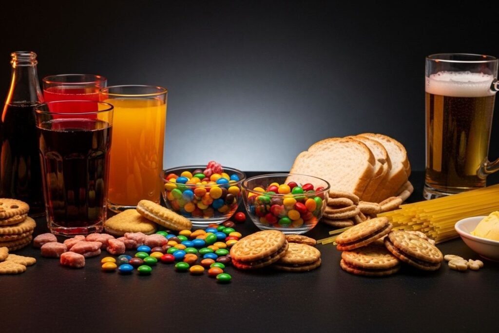 Mesa cheia de guloseimas e bebidas atrapalha perder barriga