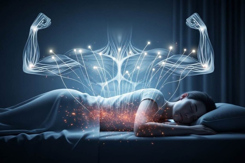 Força e transformação durante o sono.
