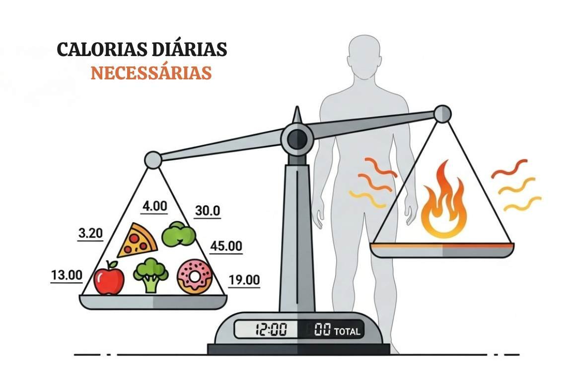calorias diárias necessarias