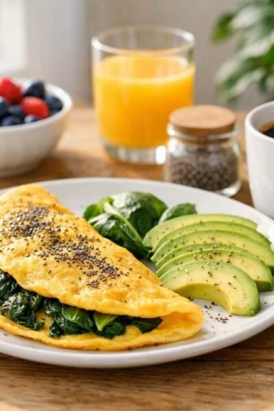 Alimentos do café da manhã sobre uma mesa - A Receita de Café da Manhã que Queima Gordura da Barriga