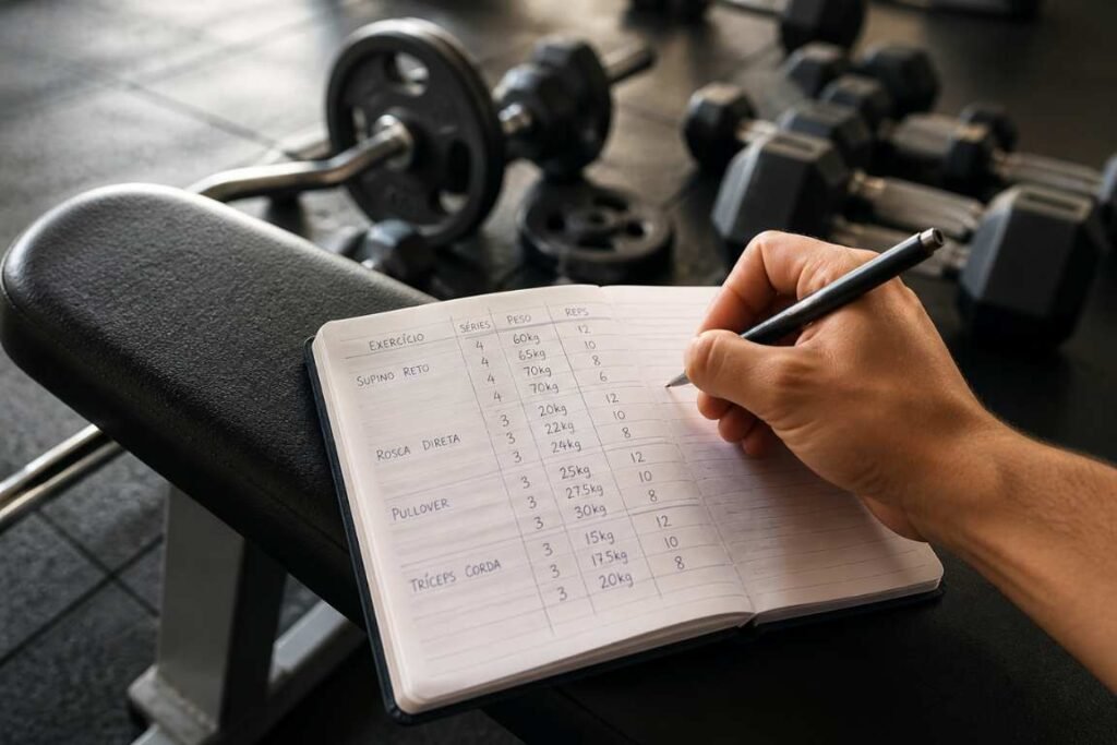 Alguém anotando em um caderno - 
